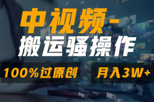 无脑双重去重原创视频，100%中视频+视频号分成计划，一键多平台发布小白…