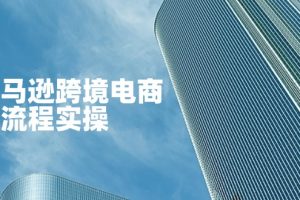 亚马逊跨境电商全流程实操，教你从零开始，掌握店铺运营与广告技巧