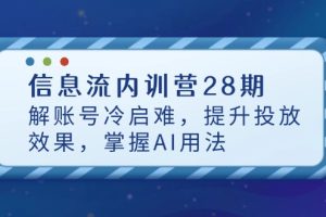 ，解账号冷启难，提升投放效果，掌握AI用法