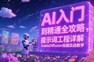 AI入门到精通全攻略，提示词工程详解，StableDiffusion绘画实战教学