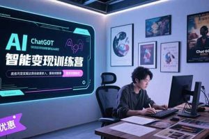 AI智能变现训练营,ChatGPT写作变现,电影解说制作,图文带货方法论