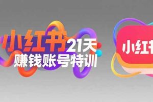 小红书21天赚钱账号特训:黄金定位技巧,高转粉文案创作,科学引流策略