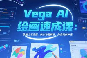 Vega AI绘画速成课：快速上手流程，核心功能解析，作品高效产出