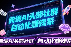 跨境AI头部社群前沿精选：聚焦可落地的AI实战经验，快速构建你的自动化赚钱系