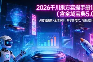 2026 千川乘方实操手册 1.0（含全域宝典 5.0）AI 智能投放+全域协同，解锁新范式，轻松提升ROI