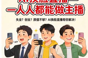 AI换脸直播，人人都能做主播