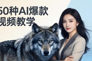 50种AI爆款视频教学：影视级古诗词+治愈萌宠+山海经蛟龙，高阶宝典商业落地
