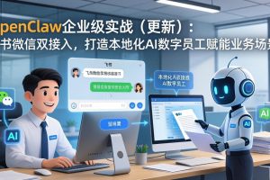 OpenClaw企业级实战（更新）：飞书微信双接入，打造本地化AI数字员工赋能业务场景