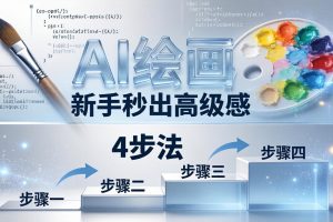 AI绘画入门别再硬磕了！即梦4步法：万能提示词公式+BRTR框架，新手秒出高级感