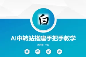 全AI中转站搭建手把手教学，一节课讲透了