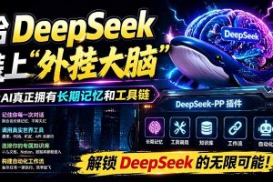 记忆、浏览器控制和工具链！开源插件，DeepSeek++